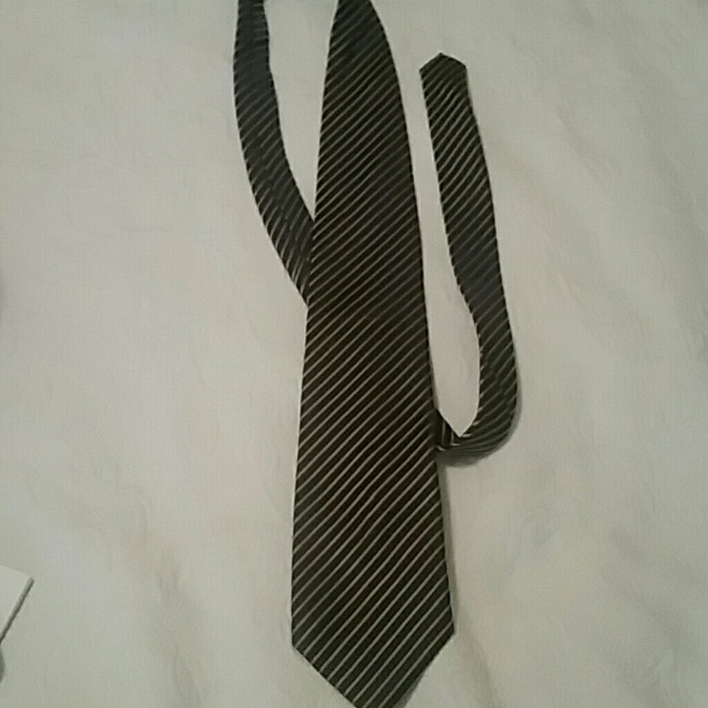 Milano silk power tie blue/gold euc